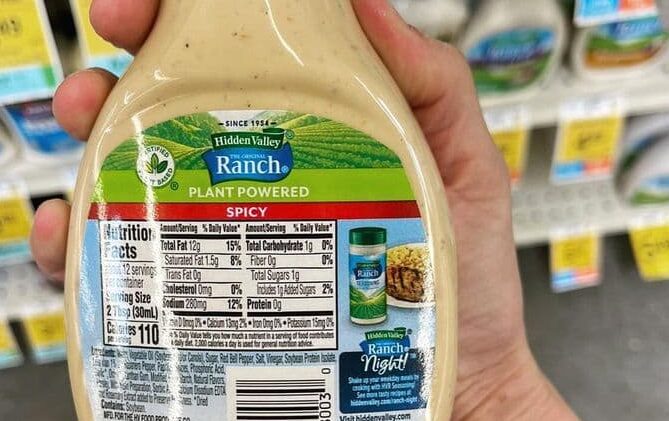 does ranch dressing have pork in it